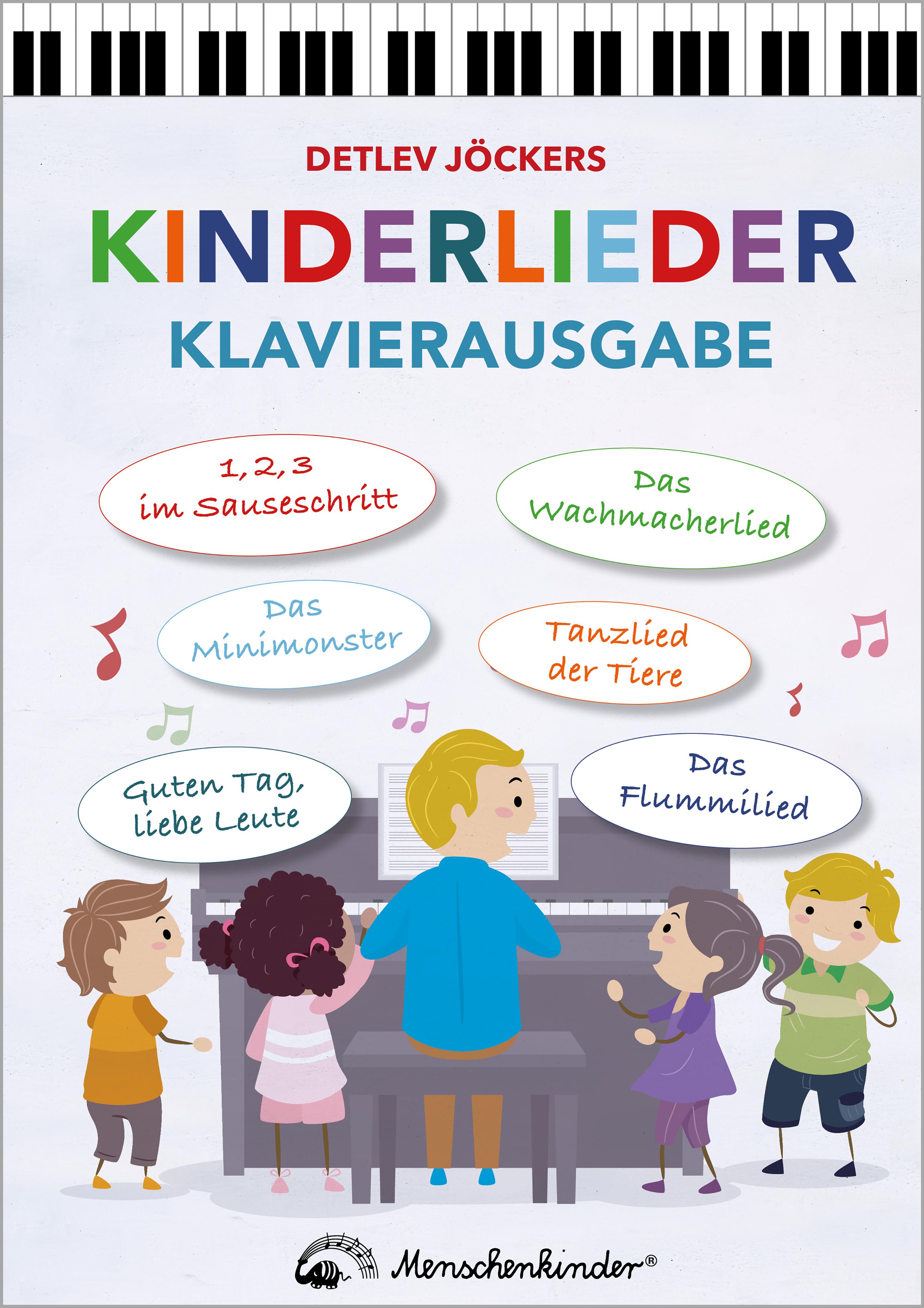 Cover für Detlev Jöckers Kinderlieder – Klavierausgabe